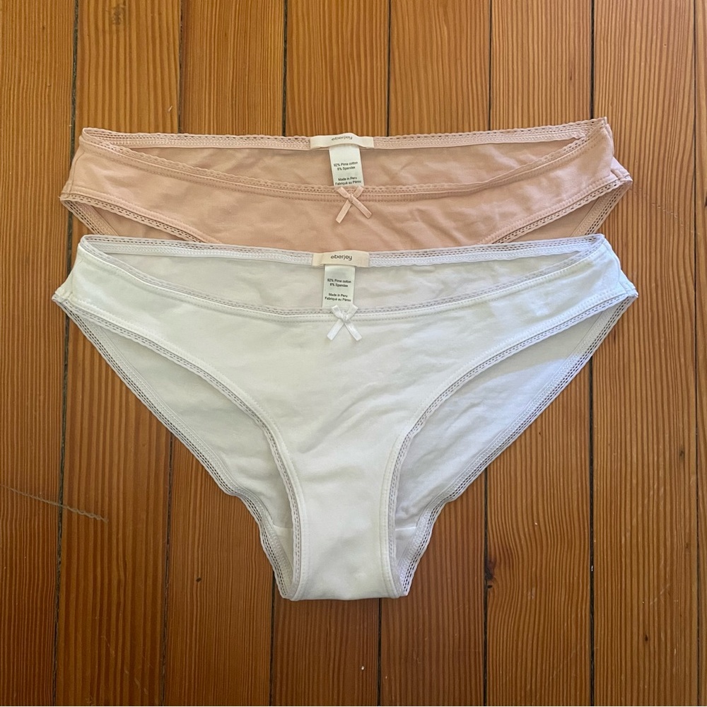 COPY - Pair of Eberjey Pima Cotton Stretch Bikini Underwear